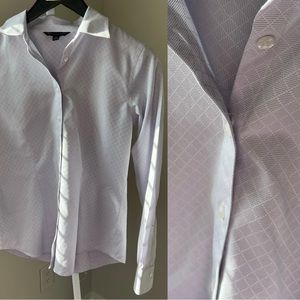 NEW🍉Brooks Brothers Purple White Office Classic Button Down Shirt